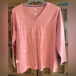 Long Sleeve V-Neck Tee